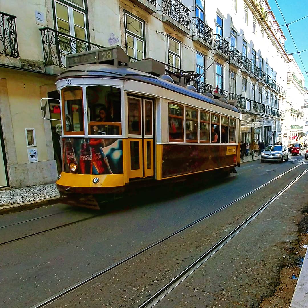 Tramway de Lisbonne au Portugal